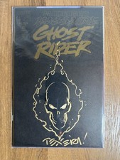 Ghost Rider #40 Midnight Massacre - Signed & Art Sketch Mark Texeira w/ COA - NM picture