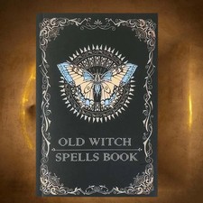 Old Witch Spells Book Essential Tool for Beginner Witches and Wizards Holiday picture