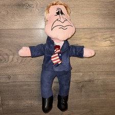 George W. Bush 43rd President USA 2007 Sugar Loaf Plush Doll *VERY RARE* HTF picture