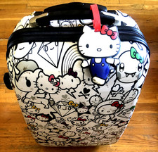 Simon Legno Tokidoki X Hello Kitty Suitcase Luggage (Used) Y2K Vintage Sanrio picture