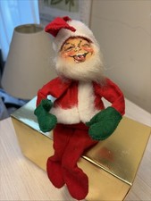 Vintage Rare Unique 1964 Annalee Bendable Santa Mobilitee Doll picture