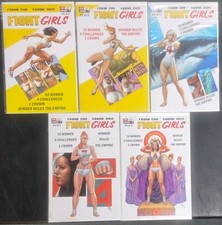 Fight Girls #1-5 AWA 2021 Complete Set VF-NM 8.0-9.0 or Better picture