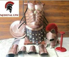 Knight Spartan Suit Of Armor With Muscle Jacket/ Helmet/Shield & Leg Guard Gifts picture