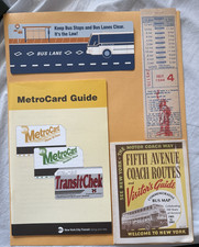 METROCARD GUIDE NYC / MTA  - 32 PAGES...PLUS 5 ITEMS picture