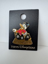 TDS Tokyo DisneySea Scrooge McDuck Time Is Money Pin 6166 = picture