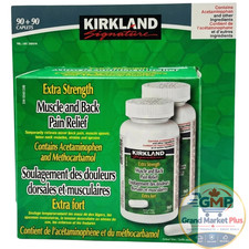 KIRKLAND Extra Strength MUSCLE And BACK Pain Relief (2X90) 180 CAPLETS EXP 2029 picture