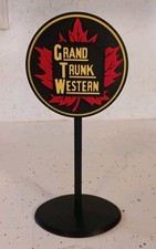 Grand Trunk Western Railroad, Miniature Sign Display Diorama 6.25