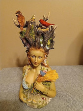 Veronese Gaia  Earth Goddess Mother Nature Bust figurine full color RARE picture