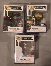 Halo Funko Pop #16, 17, 18 Lot/Bundle in Hard Protectors - Fast Shipping picture