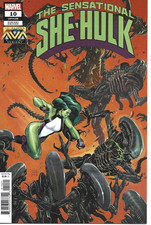 SENSATIONAL SHE-HULK #10 JOSHUA CASSARA VARIANT MARVEL COMICS 2024 BAG AND BOARD picture