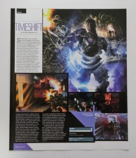TIMEShift Video Game Preview Magazine Article Full Color 2006 Xbox 360 PC Sci-Fi picture