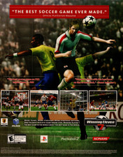 Konami Winning Eleven 7 PS2 Vintage 2004 Soccer Video Game Magazine Print Ad picture