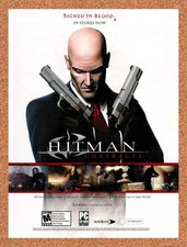 2004 Hitman Contracts PC Original Advertisement / Retro Promo v1 picture