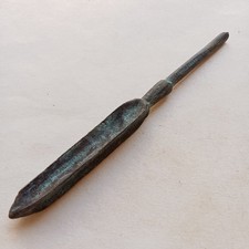 Extremely Rare Ancient Viking arrowhead Bronze Artifact Authentic Old Amazing picture