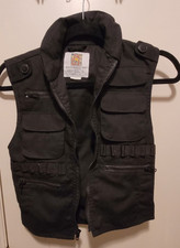 Rothco Jr G.I. Boys Ranger Vest Black Size S Tactical Utility Han Solo Costume picture