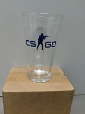 CS GO Counter Strike Pint Glass Limited Edition Navy Blue Collectible NEW picture