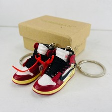 Air Jordan Chicago x Off White 3D Mini Key Chain w/Box 2