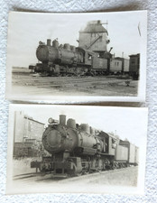 C. 1939 Elgin Joliet & Eastern Railroad Locomotive No. 528 Photo Lot Of 2 picture