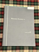 Berkshire Hathaway (1991) Letters To Shareholders~Warren Buffett &Charlie Munger picture