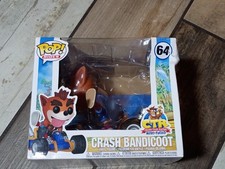 Funko POP Rides: Crash Team Racing - Crash Bandicoot (#64) Damaged box. picture