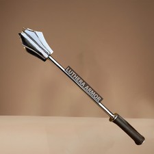 Medieval Warrior Mace Battle Ready Hand Forged High Carbon Steel - 16th Century picture