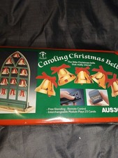 Ye Merrie Minstrel Caroling Christmas Bells AUS300 25 Carols w/ Box And Remote  picture