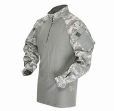 TRU-SPEC T.R.U. 1/4 Zip Combat Shirt - ACU UCP/Digicam-Green - Large Long(NWT) picture