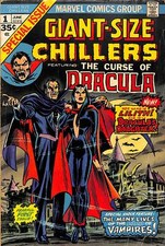 Giant-Size Chillers #1 Featuring Curse of Dracula (Marvel, 1974) Origin and 1... picture