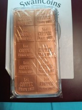 10 oz Copper Trade Unit Bars 10x1. Oz picture