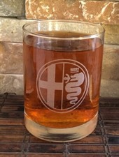 ALFA ROMEO - Collectible Whiskey Glass picture