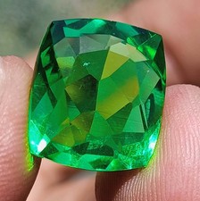 Precious 9.76 Ct Natural Green Imperial Topaz Cushion Cut Loose Gemstone 6GHG picture