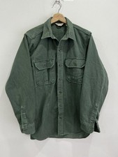 Vintage Cabelas Flannel Button Up Shirt green picture