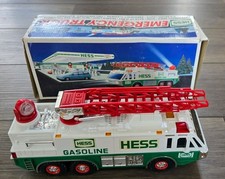 Vintage 1996 Hess Emergency Truck Toy Mint Condition Original Box Tested WORKS picture