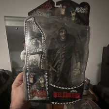 Mezco Silent Screamers Reel Masters Frankenstein Figure Eerie Laboratory Base picture