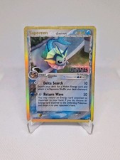RARE Vaporeon Reverse Holo STAMP 18/113 EX Delta Species MP + FREE BONUS SKETCH picture