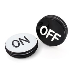 3-Inch Double-Sided Casino Acrylic Craps ON/OFF Puck Button, Craps Accessory picture