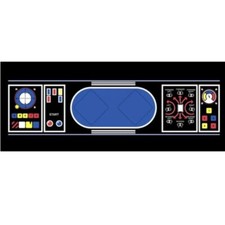 Battlezone Arcade Control Panel Overlay Full Coverage CPO Textured Laminate picture