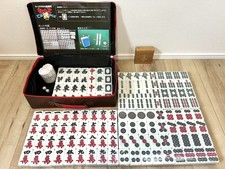 e-Monz More Big Paijan Mahjong tile set 50mm Super Big Size w/ Case dice stick picture