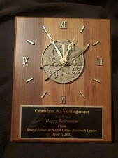 NASA Commemorative Retirement Clock-tested-working-2005 picture