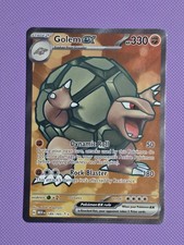 Pokémon Golem EX TCG Scarlet & Violet Holo Ultra Card 189/165 NM Condition picture