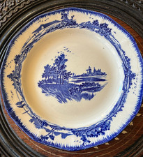 Antique Vintage Royal Doulton Norfolk Blue 7 1/4