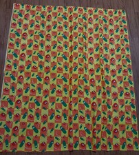 VTG VeggieTales fabric panel curtain Bob the tomato Larry cucumber 45