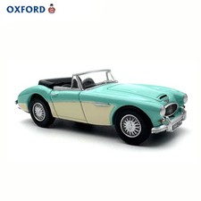 OXFORD 1/76 Austin‑Healey 3000 Green 1959 Classic Diecast Model Collectible picture