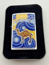 Camel Bubbles Vintage 1998 Chrome Zippo Lighter New B70 picture