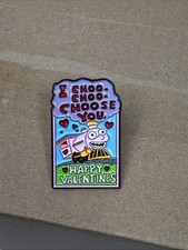 I Choo Choo Choose You Simpsons Valentine's Day  Ralph Wiggum Enamel Pin New picture