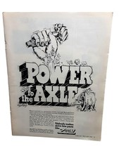 Vintage 1972 Zoom Driveline Parts Hot Rod Racing Print Ad picture
