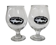 Dogfish Head 12 Ounce Globe Chalice - Set of 2 picture