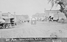 1908 Street View 1st Avenue Malvern Iowa IA - 11x17 Reprint picture