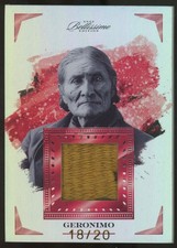 2023 Keepsake Bellissimo Edition Geronimo Blanket Relic Patch /20 #84 picture