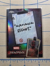 Topps Chrome Marvel - Deadpool WM-01 - 
